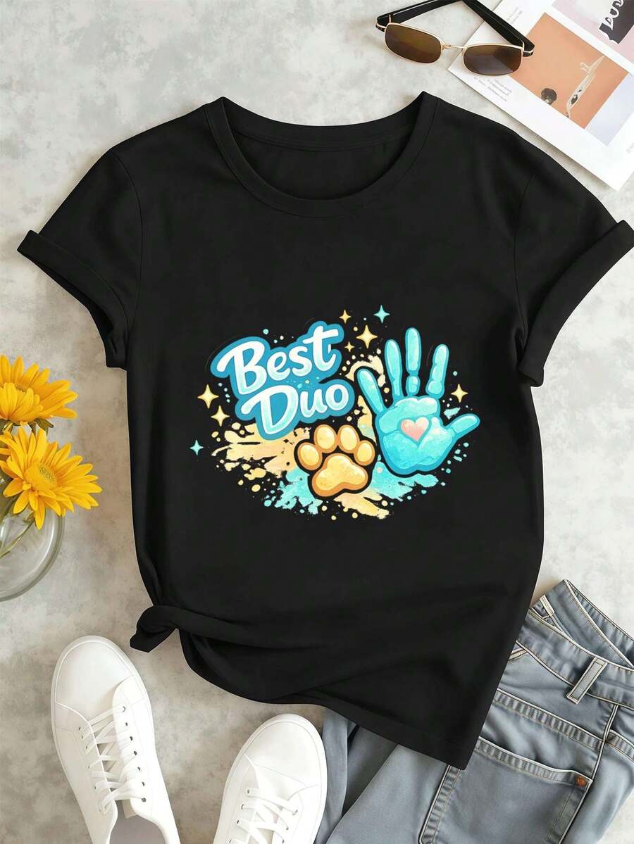 Women T-Shirts - Black - View 1