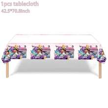 Hasbro 1pc Party Tablecloth, Children's Birthday Supplies, Cat Decorations, Tabletop Cover, For Boys, Girls, Baby Shower, DIY Decorations - Multicolor - View 6