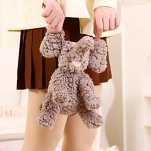 Elephant Plush Toy Soft Stuffed Animal Gray Beige Cute Plushie Cuddle Toy Sleeping Companion Birthday Gift For Kids Toddlers Children Boys Girls - Voi Xám - Xem 10