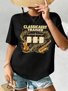 Women T-Shirts - Black - View 2