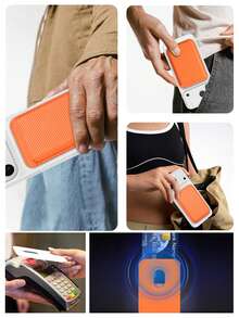 Funda con soporte magnético para tarjetas de fibra de carbono, compatible con Apple 15 Pro Max, 12/13/14/15 Magsafe, ligera, resistente al desgaste, impermeable, antirrobo, a prueba de golpes, con múltiples ranuras para tarjeta de identificación/metro/banco/tarjeta de visita - Multicolor - Ver 9