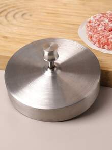 1pc/2pcs Stainless Steel Non-Stick Burger Press, DIY Hamburger Patty Maker, Sandwich Maker Tool, Non-Stick Burger Mold, Suitable For Beef, Cheese And Vegetable Burgers, Kitchen Accessory - Multicolor - View 9