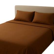 Sleep Better Tonight: Complete Comforter And Sheet Set BEAUTTY HOME - SAND - View 3