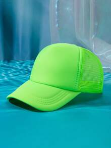 1 pieza Gorra de béisbol de mujer de malla de dos colores transpirable - Multicolor - Ver 25