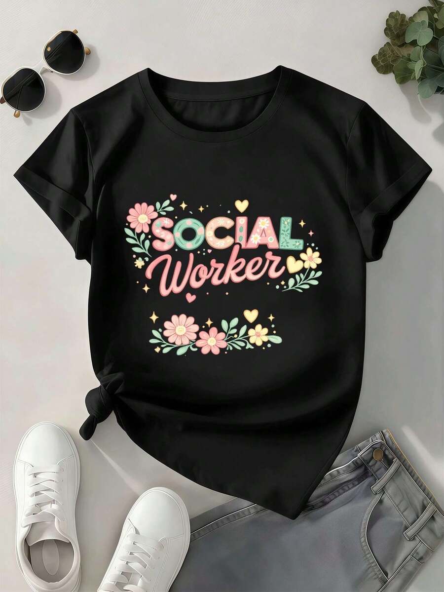 Women T-Shirts - Black - View 1