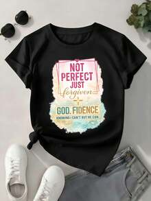 Women T-Shirts - Black - View 1