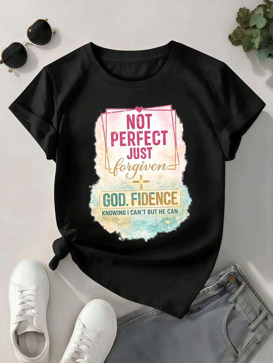 Women T-Shirts - Black - View 1
