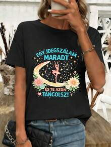 Women T-Shirts - Black - View 1