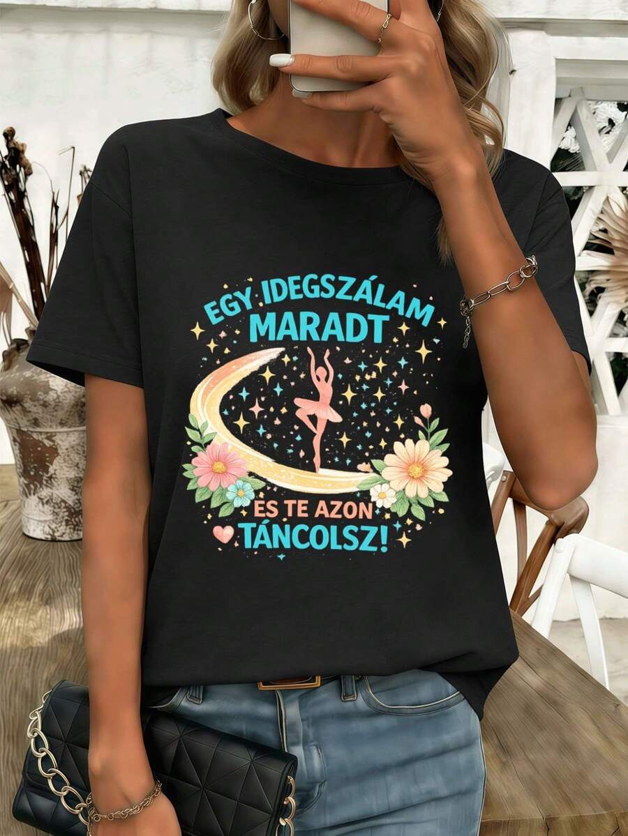 Women T-Shirts - Black - View 1