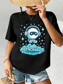 Women T-Shirts - Black - View 2