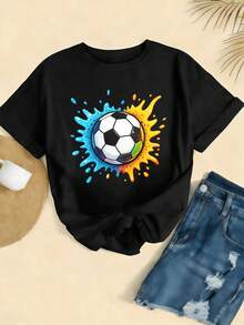 Women T-Shirts - Black - View 2