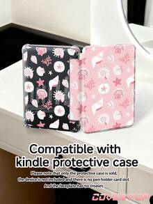 Ốp bảo vệ máy tính bảng họa tiết vỏ sò và sao biển màu hồng, phù hợp với iPad Air 8 (M4) 2026 (11 inch)/2026 (13 inch), 9.7/10.2/10.5/10.9/12.9/Pro 11/A16, thế hệ thứ 10, Galaxy Tab S6 Lite 10.4 inch, Kindle Paperwhite thế hệ thứ 12 2024, Kindle (thế hệ thứ 11 - ra mắt năm 2024), chống sốc, bảo vệ mềm mại, chức năng tự động tắt/mở màn hình thông minh, gập chữ Y đa góc nhìn, phong cách đại dương mùa hè. - Nhiều màu - Xem 10