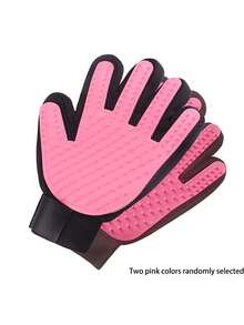 1 Pair Pet Grooming Gloves - Cat Dog Bathing Gloves - Silicone Material, Durable - Pet Bathing And Massage - Cat Dog Bathing And Gloves - View 12