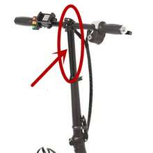 chooee Folding Bike Stem Insert 1-1/8" – Adjustable Handlebar Adapter 28.6mm To 25.4mm For Dahon - Black - View 4