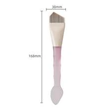 Crescent Foundation Makeup Brush, Ultra-Thin Soft Bristle Face Brush For Smooth And Natural Base Makeup, Lightweight Design With Non-Streak Application, Helps Create Even And Flawless Foundation Finish Without Excess Powder Absorption, Beginner-Friendly And Easy To Use, Suitable For Liquid Foundation, Cream Products And Blending, Comfortable Grip For Precise Makeup Control, Ideal For Daily Beauty Routine, Professional Makeup Artists And Home Use - 粉色 - 查看 2