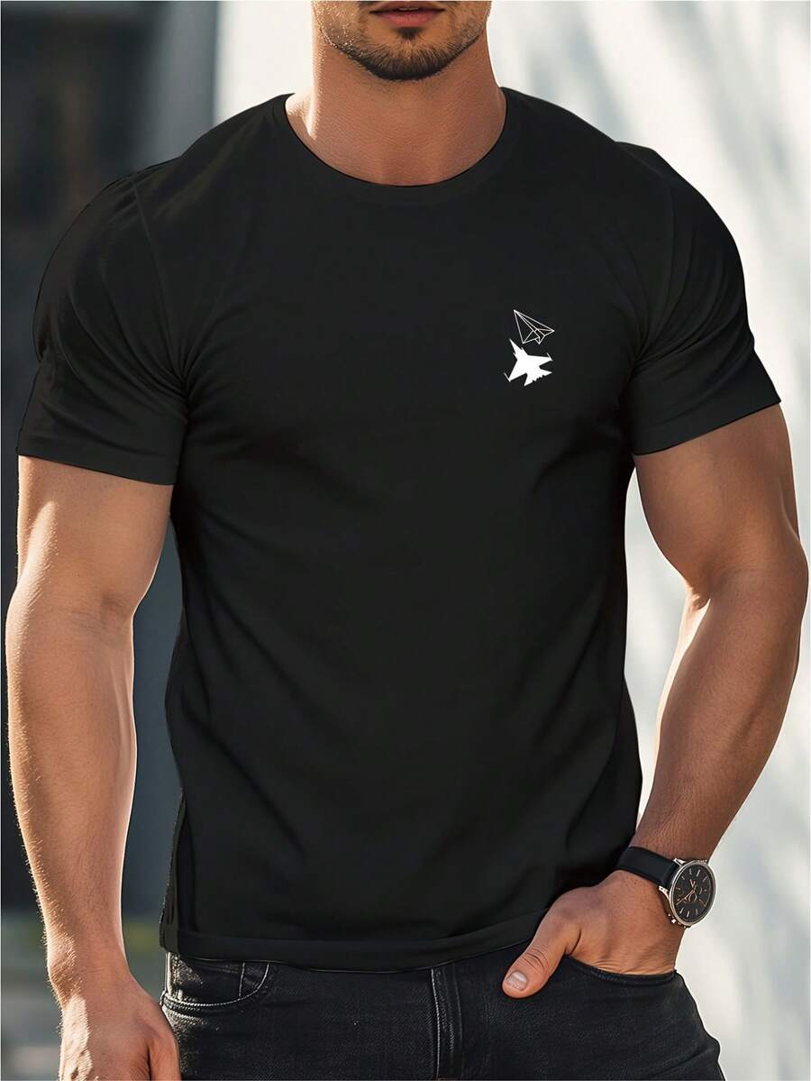 Dam-T-shirts - Svart - Visa 1