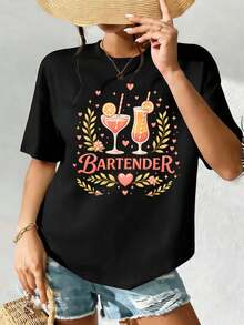 Women T-Shirts - Black - View 2