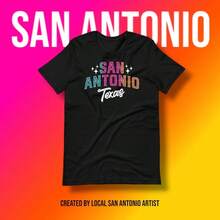 San Antonio Texas Shirt - màu đen - Xem 1