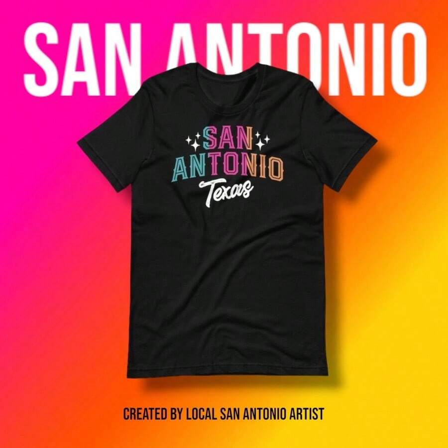 San Antonio Texas Shirt - màu đen - Xem 1