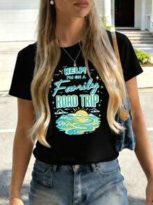 Women T-Shirts - Black - View 2