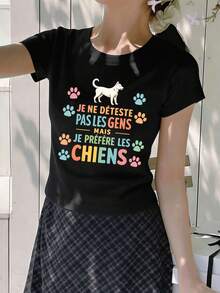 Women T-Shirts - Black - View 2