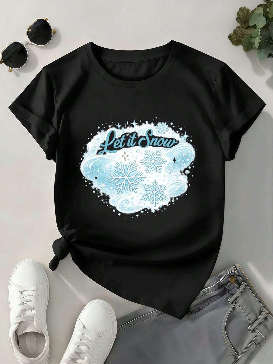 Women T-Shirts - Black - View 1