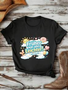 Women T-Shirts - Black - View 1