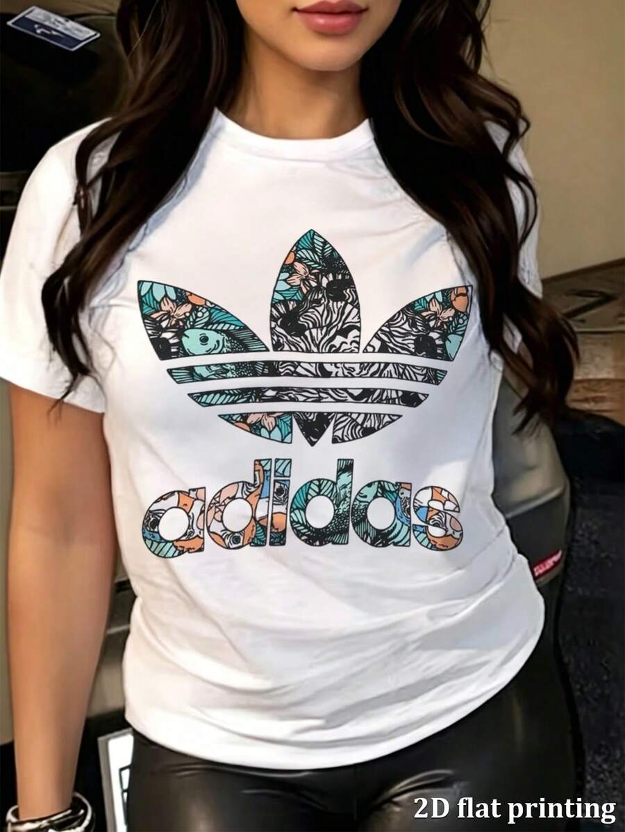 Dam-T-shirts - Vitt - Visa 1