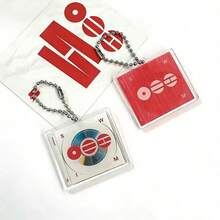 ARIRANG Themed Album CD Disc Shaped Clear Acrylic Keychain, Essential Fashion Accessory For Fans, Daily Wear Pendant, K-Pop Inspired Collectible Charm. Suitable For Backpack & Key Decoration, Perfect Gift For ARMY Exchange, Ideal Offline Fan Support Accessory - Multicolor - View 2