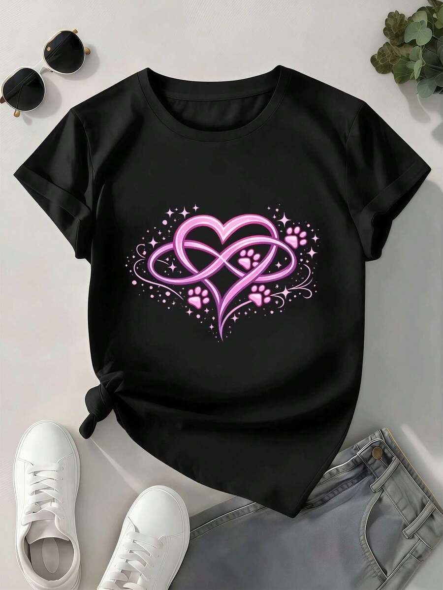 Women T-Shirts - Black - View 1