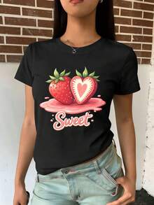 Women T-Shirts - Black - View 2