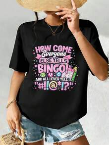 Women T-Shirts - Black - View 2
