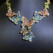 1 Set Bohemian Style Women's Jewelry Set Necklace Earrings 3 Pieces Set Suitable For Bride Wedding Banquet Evening Party Formal Occasions - Jewelry Set - View 4