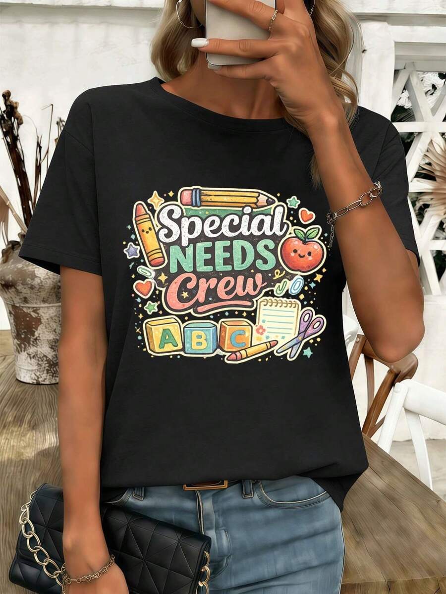 Women T-Shirts - Black - View 1