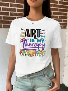 Women T-Shirts - White - View 2