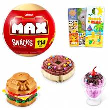 Bộ sưu tập xếp hình ZURU MAX – Xâm lược của người ngoài hành tinh / Đồ ăn vặt / Vườn / Hoa / Quầy sushi, 100-220+ mảnh mỗi bộ, tương thích với hầu hết các thương hiệu xếp hình. - Nhiều màu - Xem 13