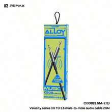 REMAX CB08 高保真 3.5mm 转 2.5mm 音频适配器线，兼容智能手机、笔记本电脑、平板电脑、便携式播放器、蓝牙音箱和车载音响系统，让您随时随地享受音乐。一份贴心的斋月礼物。 - 黑色 - 查看 3