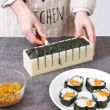 Sushi Making Kit - Beginner-Friendly Set - Sushi Maker & Mold Kit (Includes Rice Ball Molds) - Sushi Rolling Mat Set - Starter Kit - Features Reusable Tools - Easy To Clean - Creative & Fun Sushi Making Set - View 4