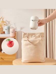 1个便携式高品质迷你柠檬榨汁器，简易手动二合一多功能易用果汁榨汁杯，旋转压榨，防滑滚轮，适用于多种水果 - 易于使用的带盖塑料榨汁杯，是自制鲜榨果汁的理想之选，柠檬橙汁榨汁器礼品 - 彩色 - 查看 6