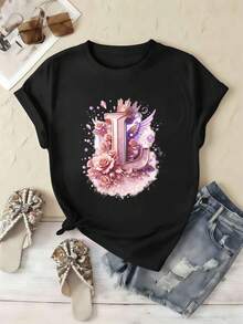 Women T-Shirts - Black - View 2