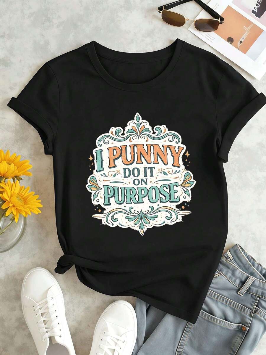 Women T-Shirts - Black - View 1