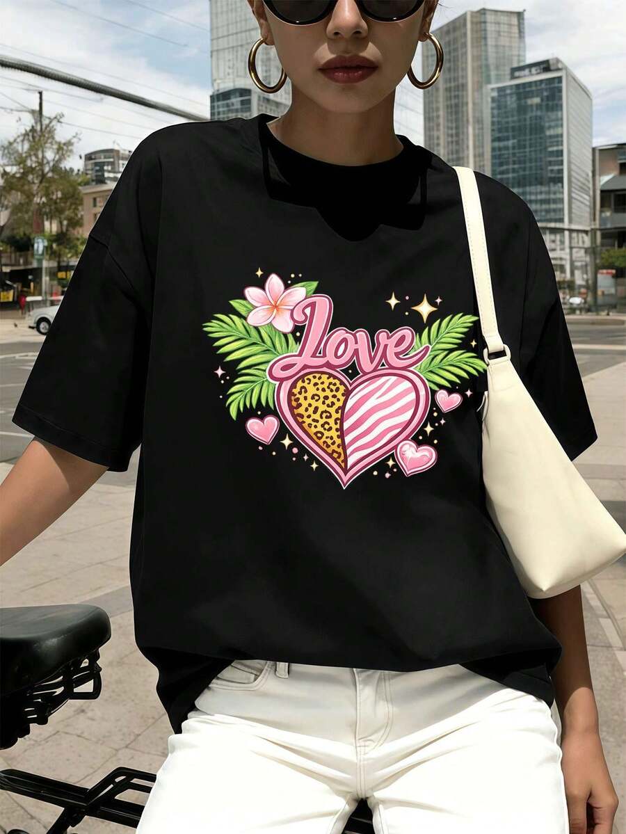 Women T-Shirts - Black - View 1