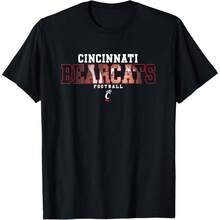 Cincinnati Bearcats Football Interception Black T-Shirt - 黑色 - 查看 1