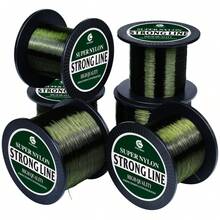 High-Quality Monofilament Nylon Fishing Line 1000M/1093YDS High-Sensitivity Casting And Smooth Sea Fishing Main Line Suitable For All Complex Fishing Scenes Olive Green - Olive Green - View 6