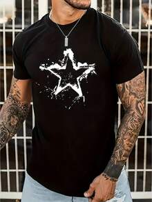 Dam-T-shirts - Svart - Visa 1