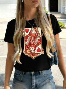Women T-Shirts - Black - View 2