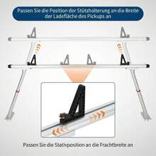 Truck Ladder Rack - Silver - View 7