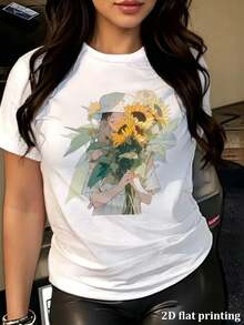 Women T-Shirts - White - View 6