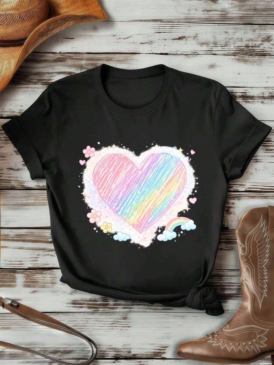 Women T-Shirts - Black - View 1