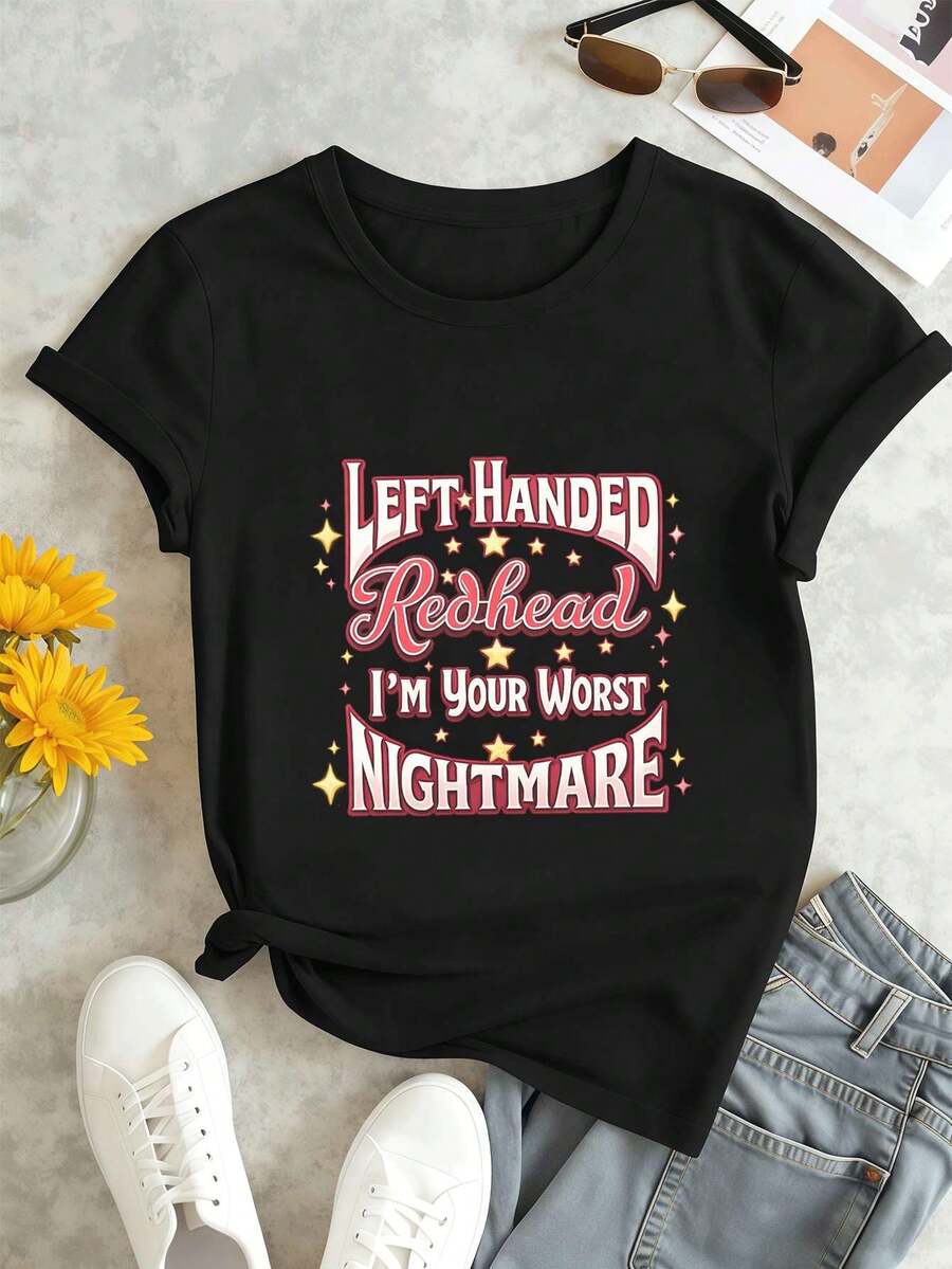 Women T-Shirts - Black - View 1